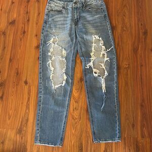 Empire destroyed boyfriend jeans. Size 5